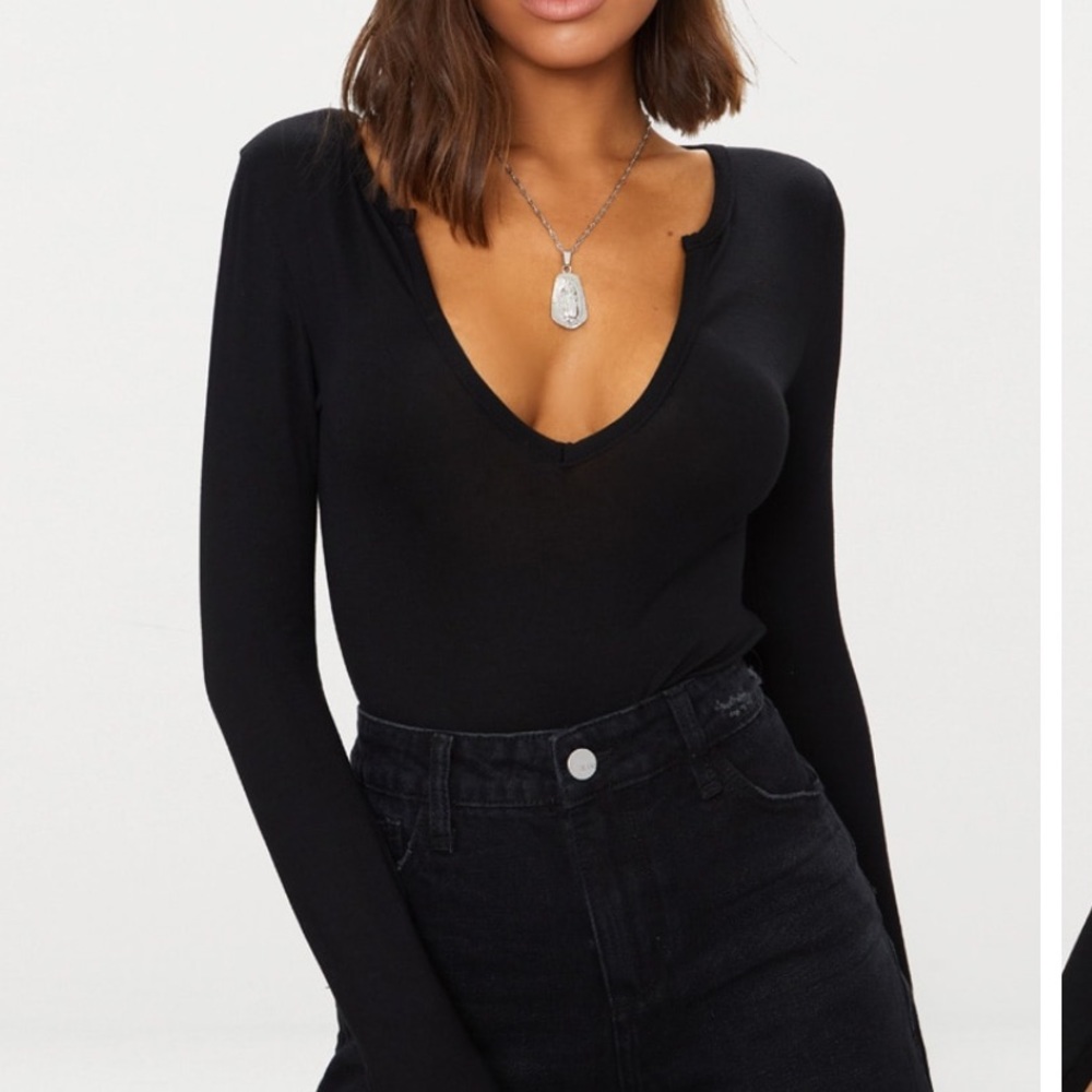 BRANDNEW PLT lowcut thong bodysuit